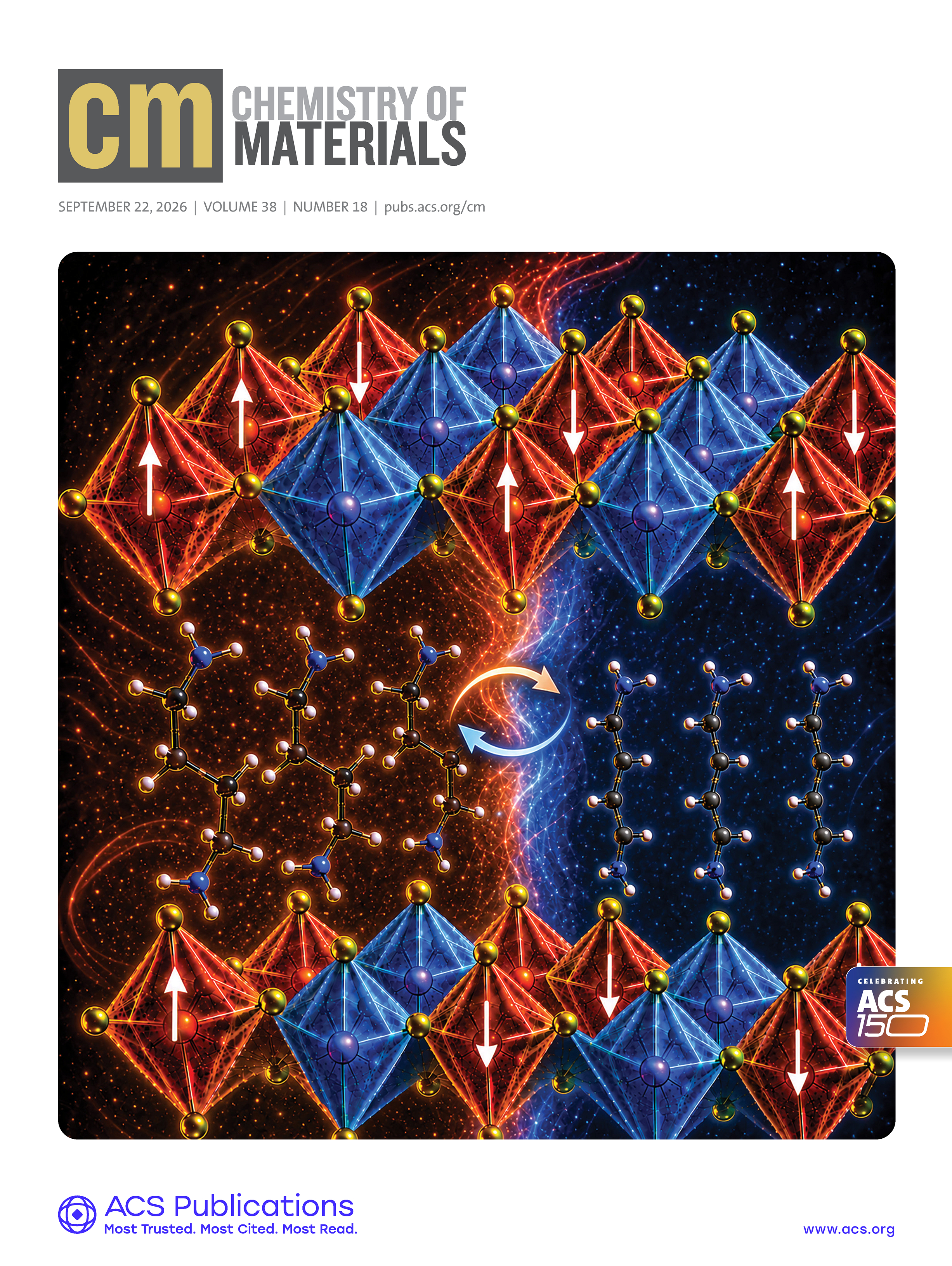 Featured Cover for Chemistry of Materials publication